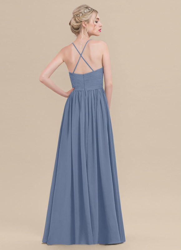 Robe Cérémonie Violet Flottant - gallery 1