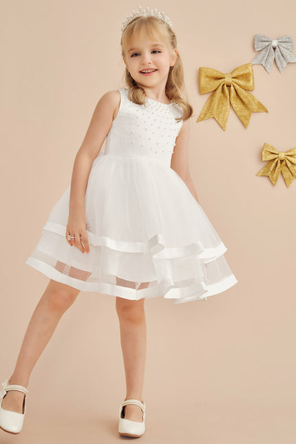 Robe Cérémonie Tulle Crème - gallery 2