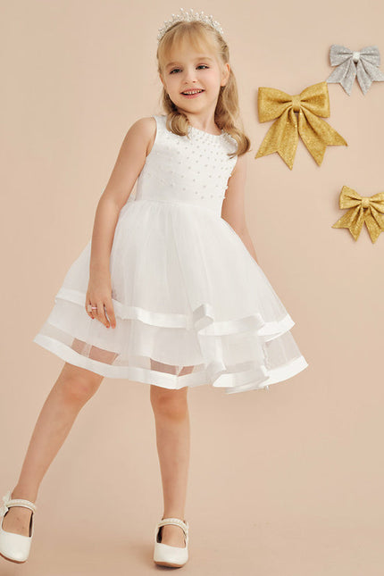 Robe Cérémonie Tulle Crème - gallery 2