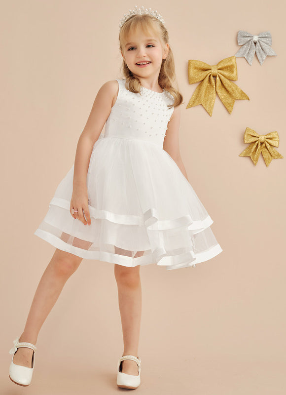 Robe Cérémonie Tulle Crème - gallery 2