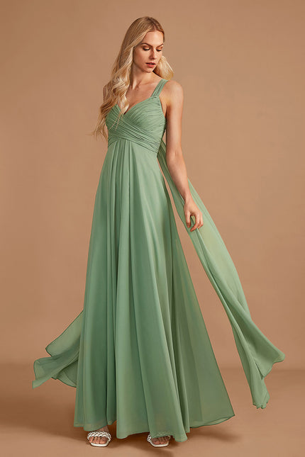 Robe Cérémonie Longue Volants Rose - gallery 3