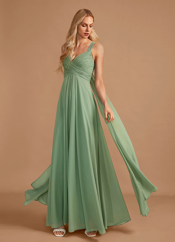 Robe Cérémonie Longue Volants Rose - gallery 3