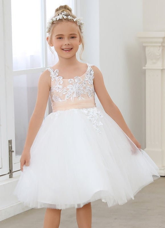 Robe Cérémonie Tulle Brodée