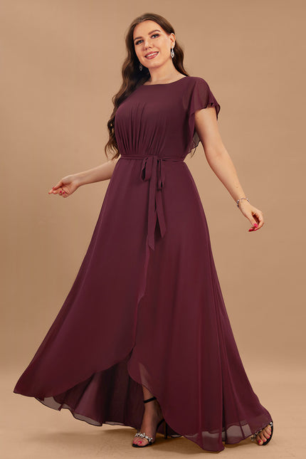 Robe Cérémonie Col Rond Volantée - gallery 7