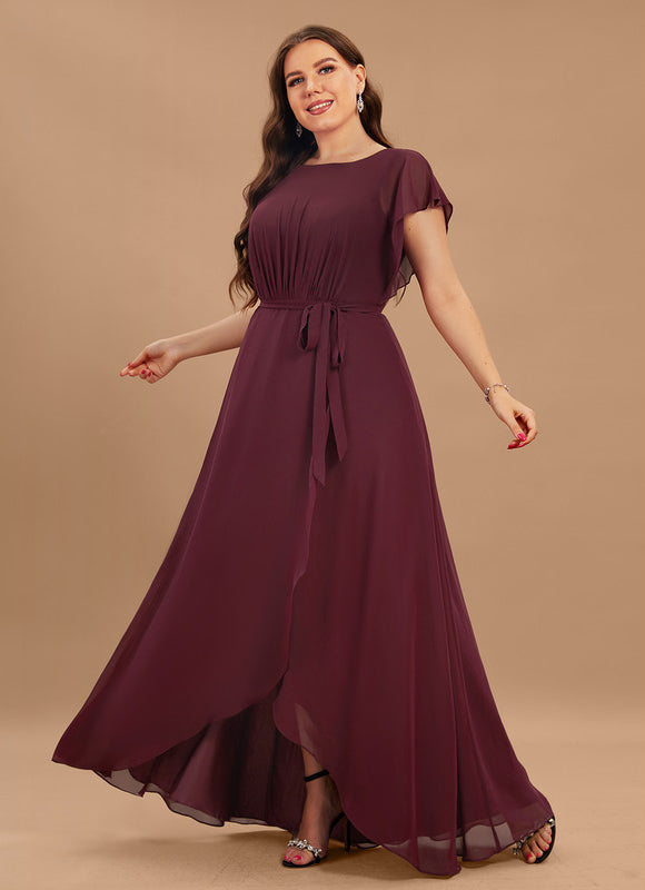 Robe Cérémonie Col Rond Volantée - gallery 7