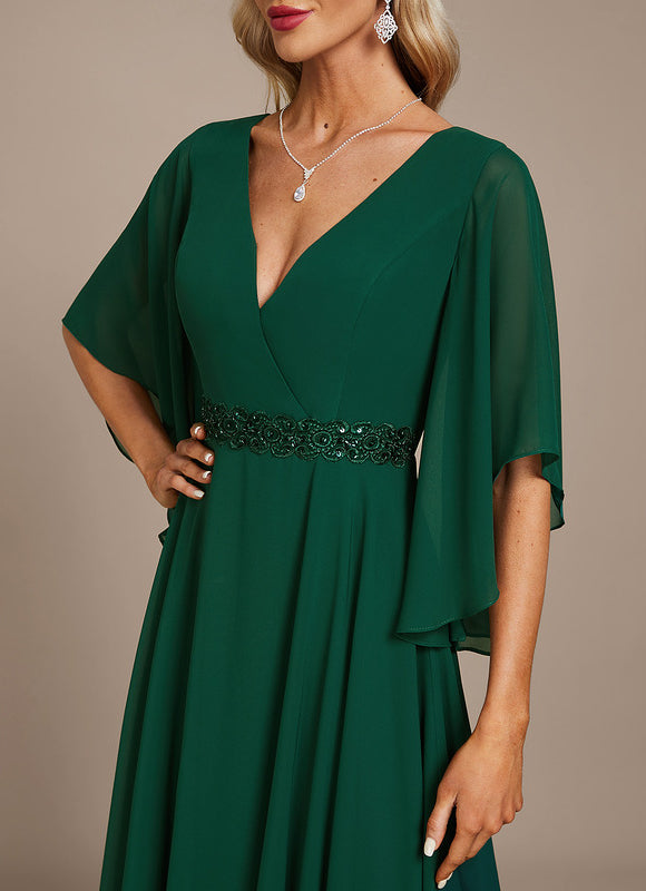 Robe Cérémonie Verte Fluide - gallery 5