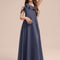 Robe Cérémonie Flottante Marine