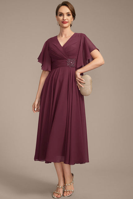 Robe Cérémonie Vaporeuse Bicolore Élégante - gallery 3