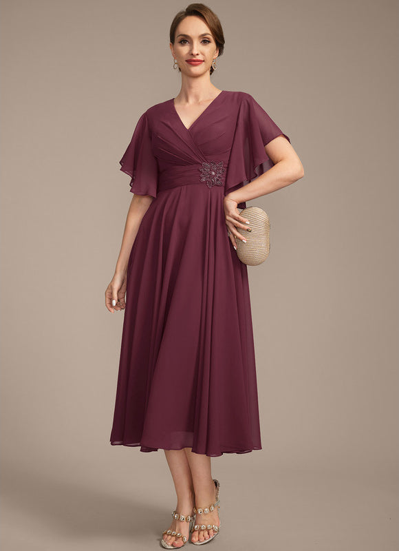 Robe Cérémonie Vaporeuse Bicolore Élégante - gallery 3