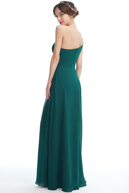 Robe Cérémonie Asymétrique Bordeaux - gallery 4