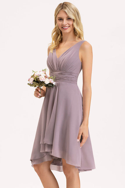 Robe Cérémonie Fluide Marine Élégante - gallery 2