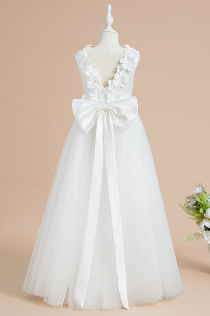 Robe Cérémonie Glamour Enfant Satiné