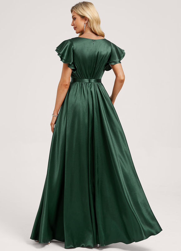 Robe Cérémonie Demoiselle Dhonneur Émeraude - gallery 4