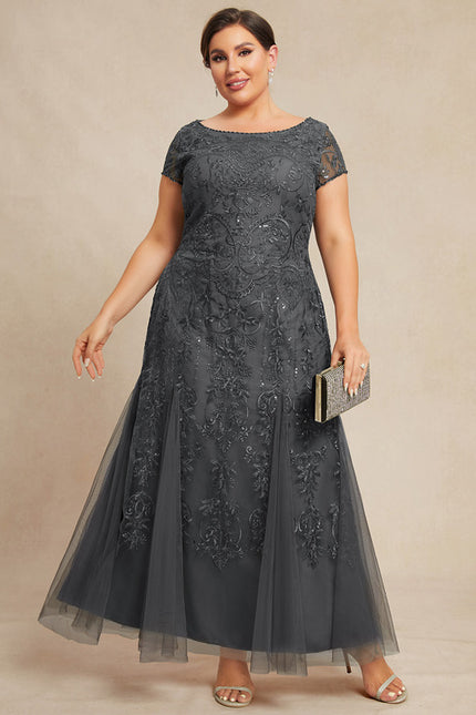 Robe Cérémonie Élégante Argentée - gallery 7