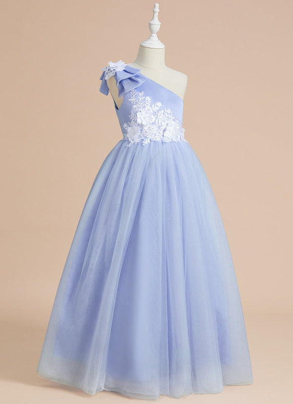 Robe Cérémonie Bleu Pastel Élégant - gallery 7
