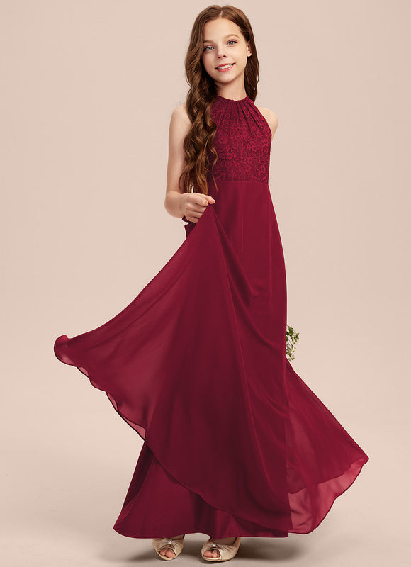 Robe Cérémonie Longue Rose Douce - gallery 2