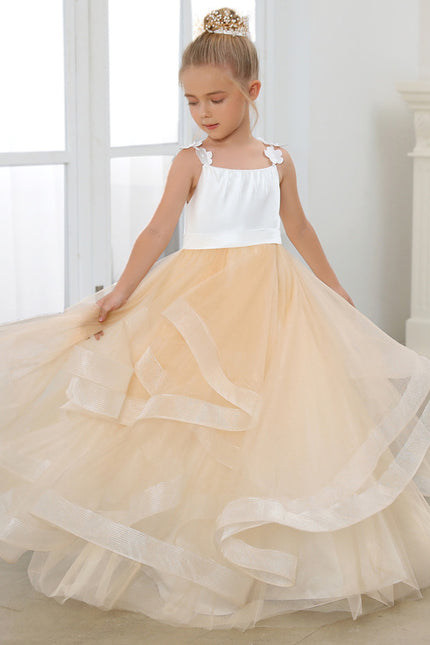 Robe Cérémonie Tulle Dorée - gallery 5