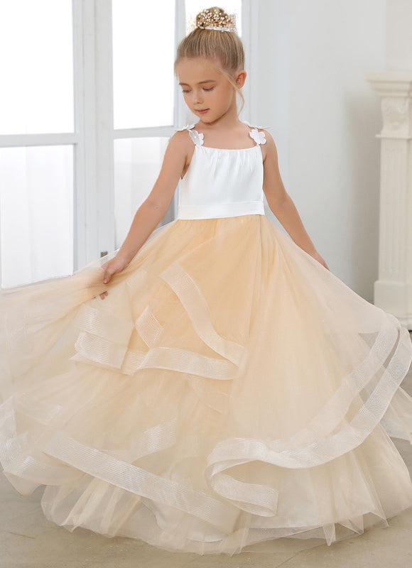 Robe Cérémonie Tulle Dorée - gallery 5