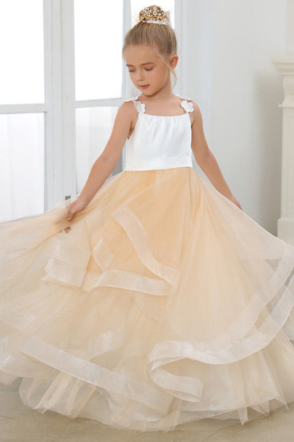 Robe Cérémonie Tulle Dorée - gallery 5