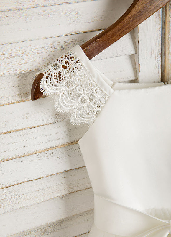 Robe Cérémonie Satin Tulle Chic - gallery 7