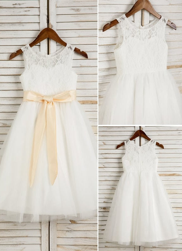 Robe Cérémonie Éclatante Blanche - gallery 1
