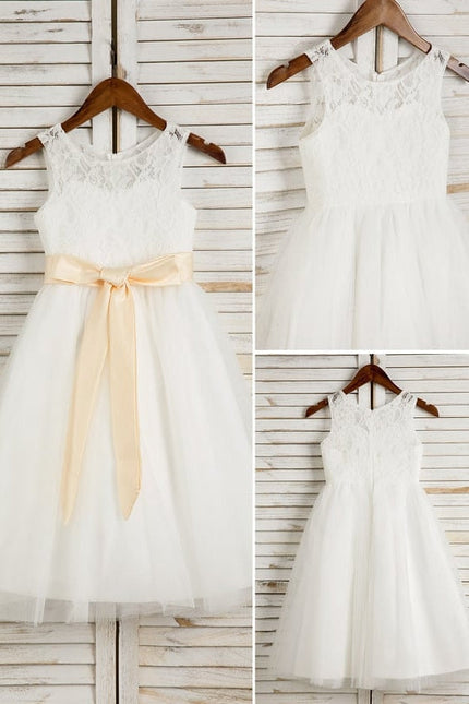 Robe Cérémonie Éclatante Blanche - gallery 1