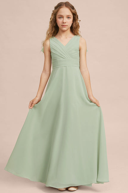 Robe Cérémonie Longue Vert Deau - gallery 6
