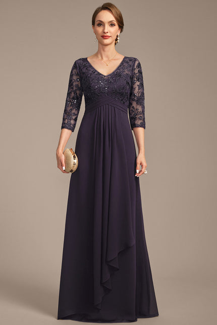 Robe Cérémonie Vaporeuse Nuit - gallery 1