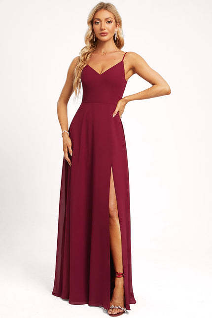 Robe Cérémonie Vaporeuse Bordeaux - gallery 6