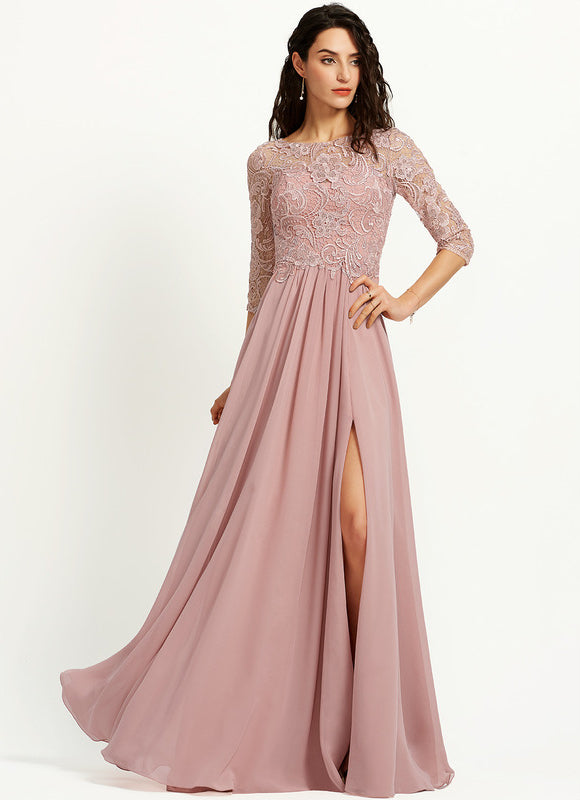 Robe Cérémonie Flottante Élégante - gallery 1