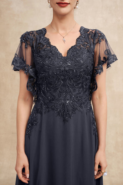 Robe Cérémonie Longue Bleu Royal - gallery 6