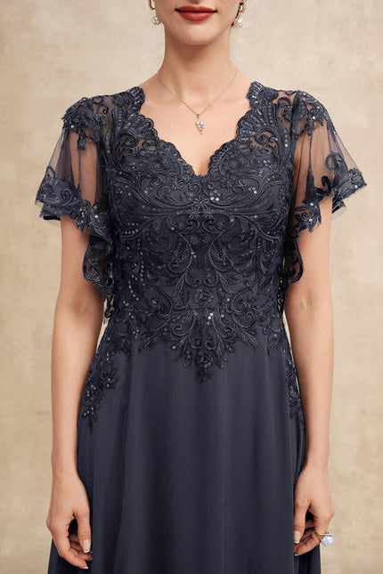Robe Cérémonie Longue Bleu Royal - gallery 6