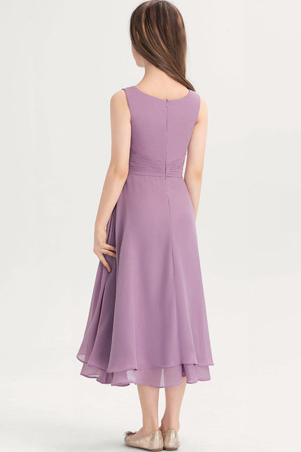 Robe Cérémonie Lavande Élégante - gallery 3