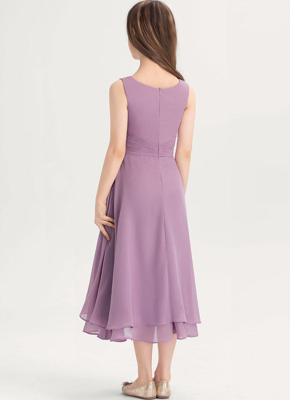 Robe Cérémonie Lavande Élégante - gallery 3