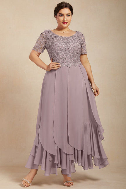 Robe Cérémonie Mousseline Lavande - gallery 4