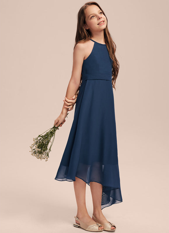 Robe Cérémonie Asymétrique Azur - gallery 3