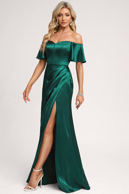 Robe Cérémonie Satin Cuivrée - gallery 1