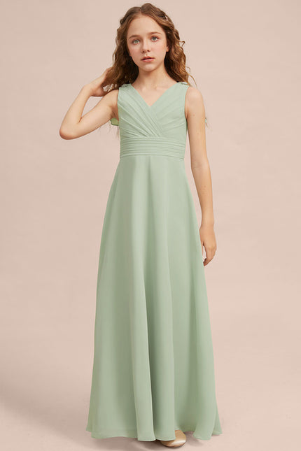 Robe Cérémonie Longue Vert Deau - gallery 3
