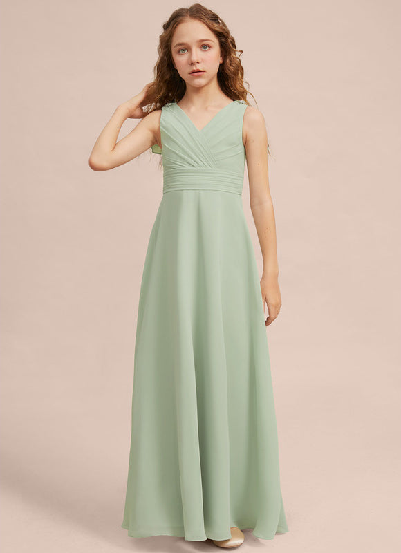 Robe Cérémonie Longue Vert Deau - gallery 3
