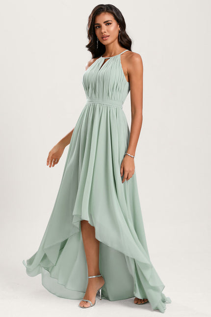 Robe Cérémonie Mousseline Asymétrique - gallery 3