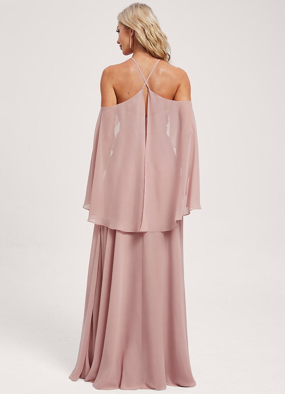 Robe Cérémonie Fluide Rose Pâle - gallery 8