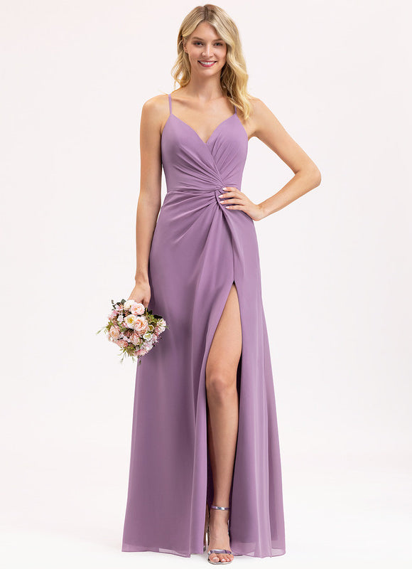 Robe Cérémonie Longue Volants Rose