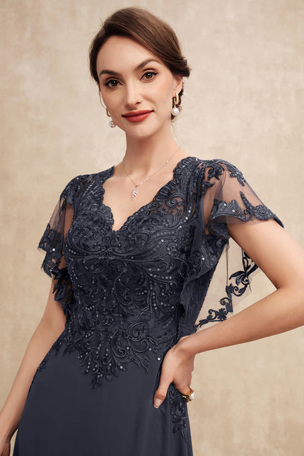 Robe Cérémonie Longue Bleu Royal - gallery 7