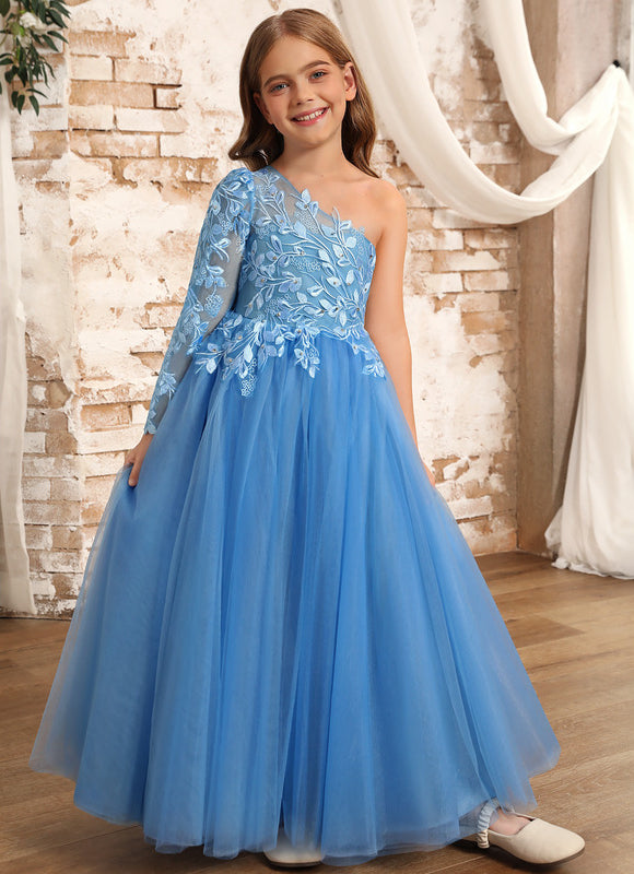 Robe Ceremonie Fille Bleu - gallery 9