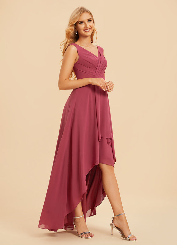 Robe Cérémonie Fluide Marine Élégante - gallery 4