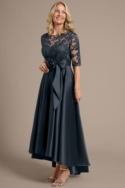 Robe Cérémonie Satin Brodée - gallery 5