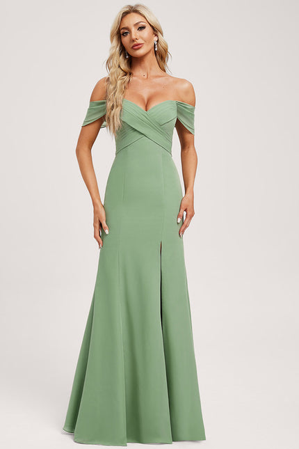 Robe Cérémonie Vert Élégant - gallery 2