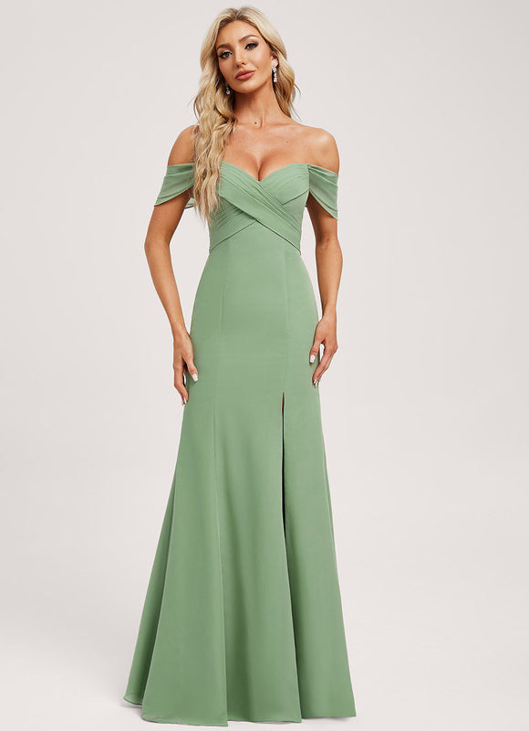 Robe Cérémonie Vert Élégant - gallery 2