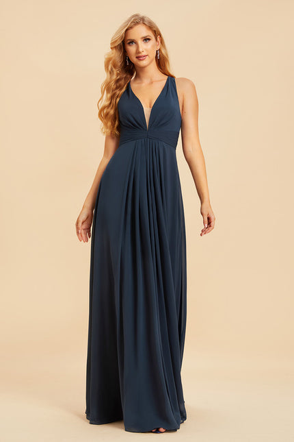 Robe Cérémonie Longue Volants Rose - gallery 2