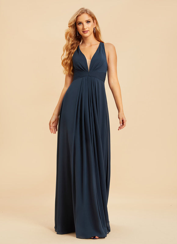 Robe Cérémonie Longue Volants Rose - gallery 2